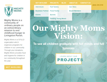 Tablet Screenshot of mightymomsgo.org